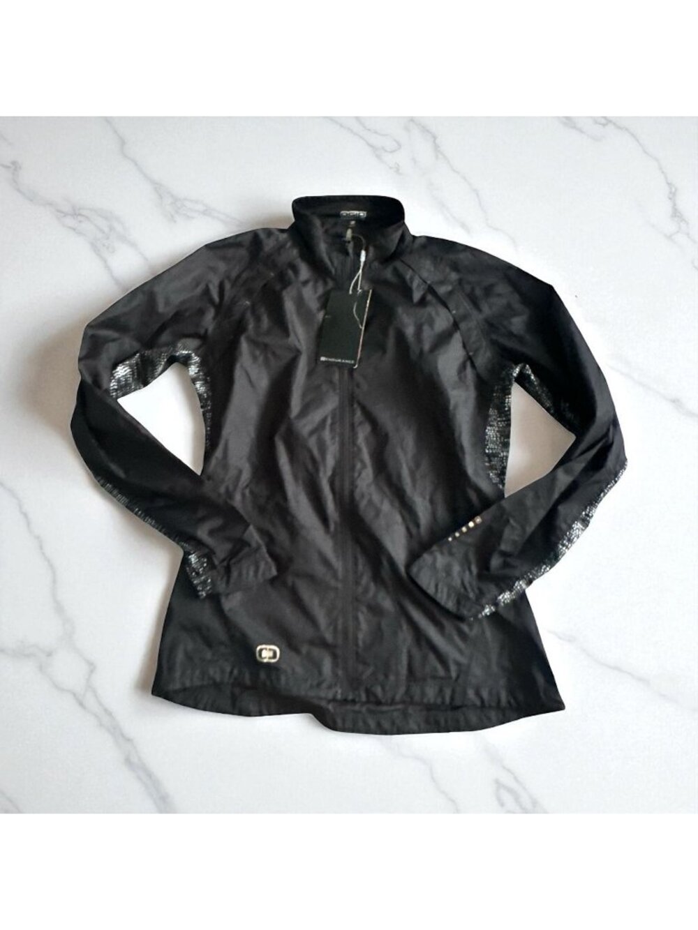OGIO Women's Endurance Black Windbreaker Lightweight Running Jacket Size XS NEW